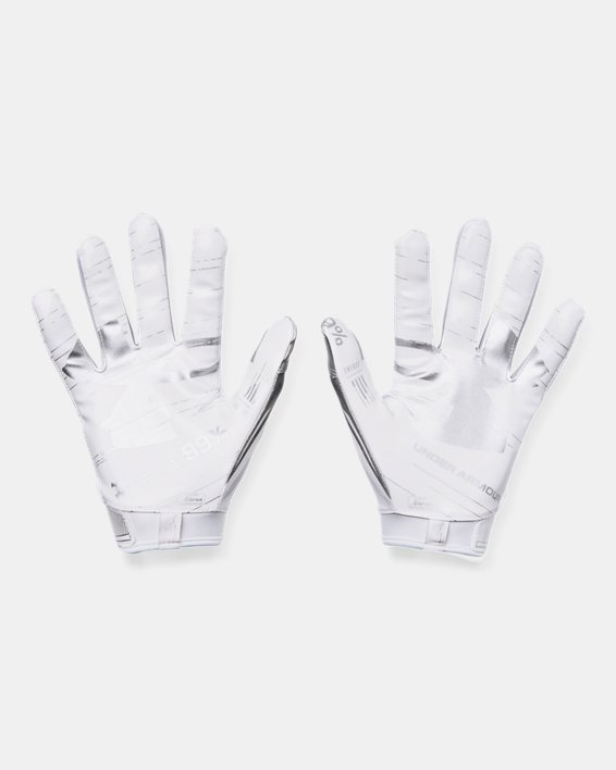 Men's UA F8 Football Gloves, White, pdpMainDesktop image number 1